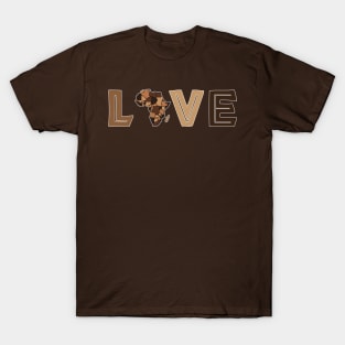 I love Africa I love with heart T-Shirt